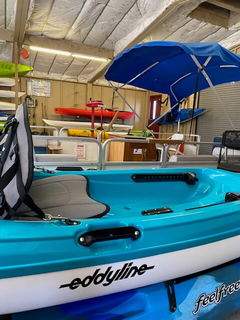 Eddyline Kayak in Lodi Boathouse